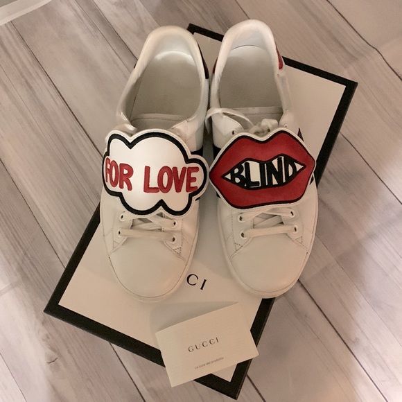 🤍❤️🤍❤️🤍💯 % AUTHENTIC GUCCI ACE SNEAKERS SIZE 10 FOR WOMEN/ SIZE 7 FOR MEN / - Picture 9 of 12